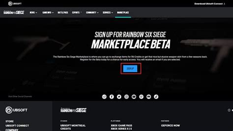 How to sign up for the beta : r/SiegeMarketplace .